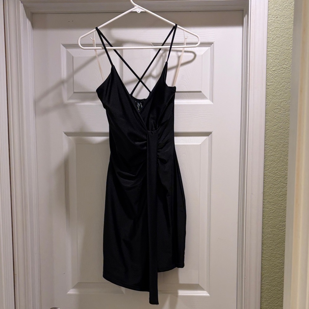 Lego Black Backless Women's Dress